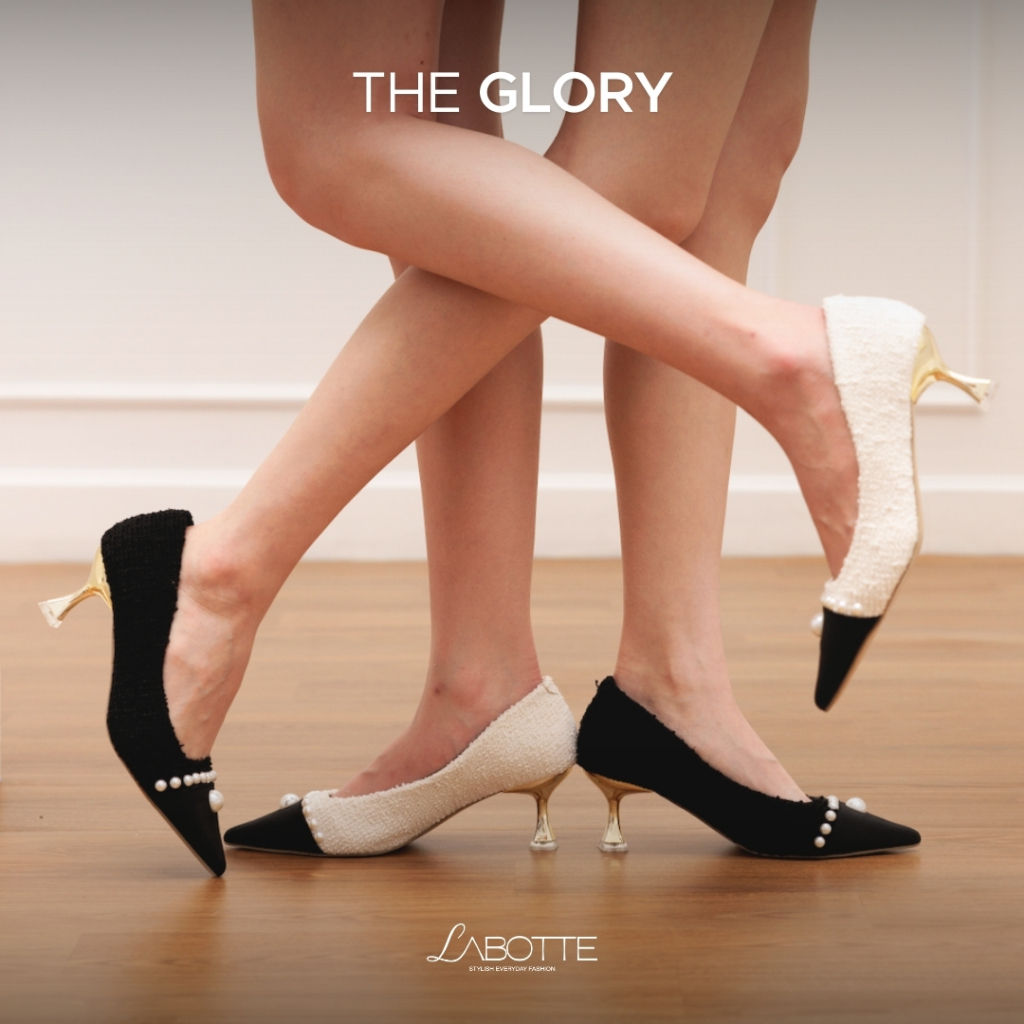 The Glory - Labotte.bkk รองเท้าส้นสูง รองเท้ารัดส้น (862-2)