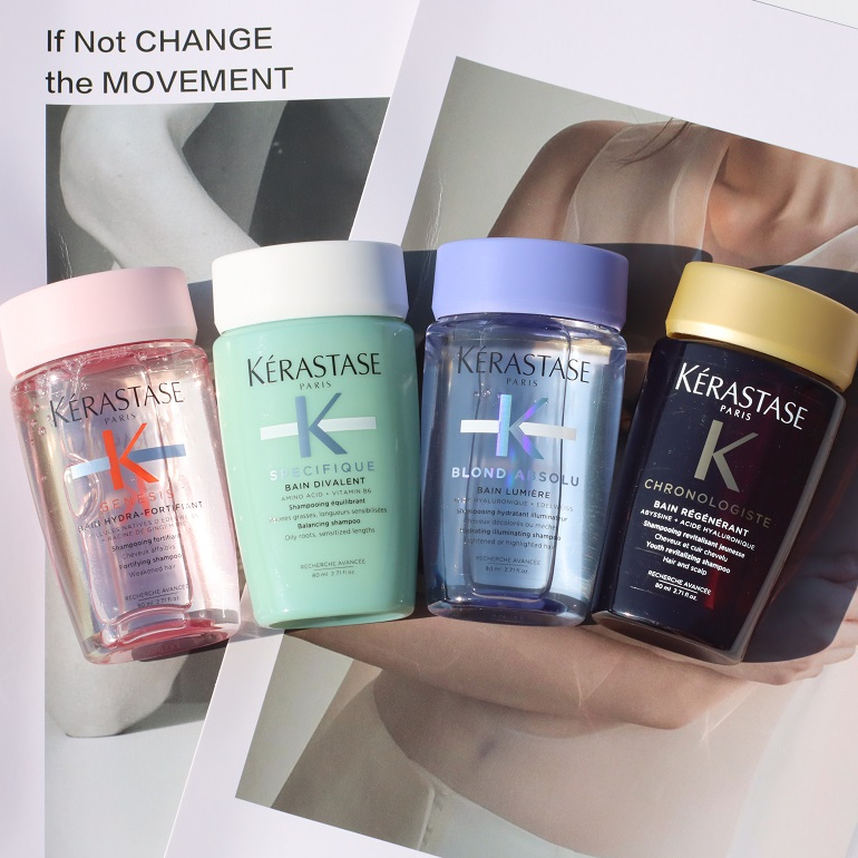 🌸 Kerastase Bain Shampoo Travel Size 80ml เคเรสตาส แชมพู Hair Care