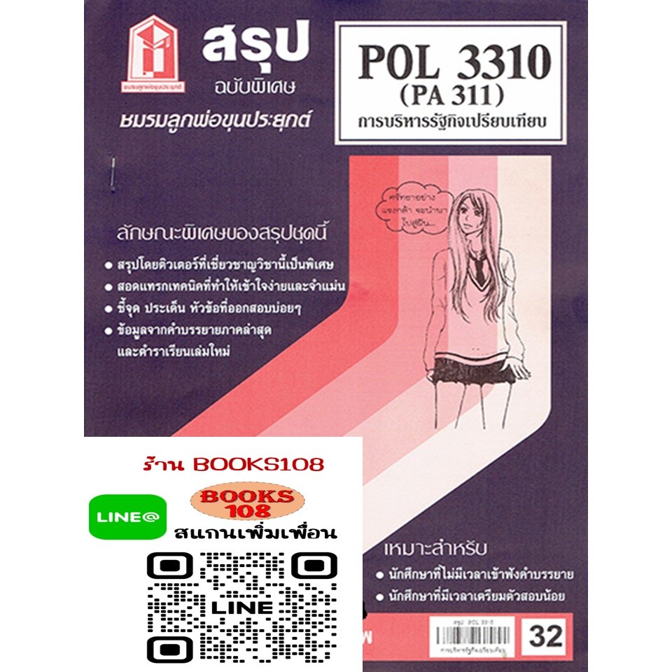 สรุป POL3310 (PA311) บริหารรัฐกิจเปรียบเทียบ