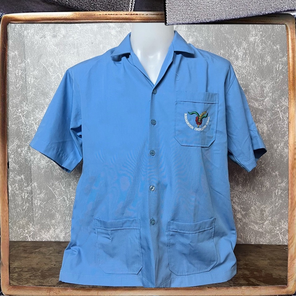 เสื้อช็อบสีฟ้า บูรณพนธ์พร้อมปัก 4Kings