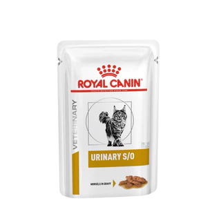 ((ยกกล่อง 85 g.X12 ซอง)) Royal canin Urinary S/O with Chicken pouch Exp.27/01/2027