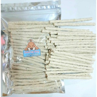 ขนมขัดฟันแบบนิ่ม ครันชี่นมนิ่ม(ไม่มีส่วนผสมของเนื้อไก่)ขนาด3…