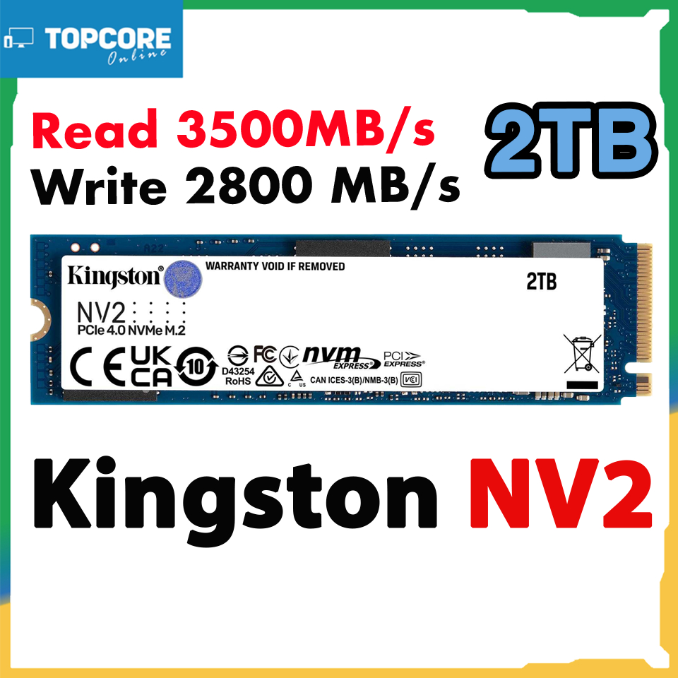 1TB 2TB Kingston NV3 PCIe 4.0 ของใหม่