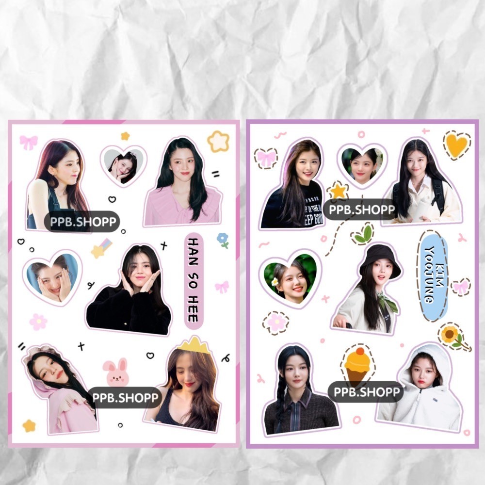 ( จัดส่งใน 2-3 วัน คละได้ ) ฮันโซฮี มินยอง Yoojung สติ๊กเกอร์ไม่ไดคัท อ่านก่อนสั่ง