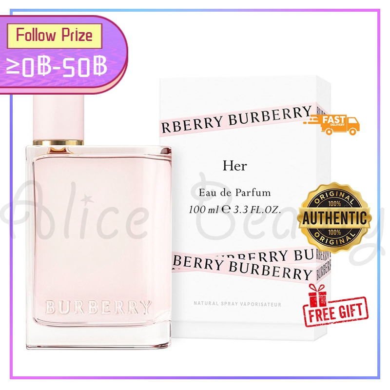 Hot Sales Burberry Her Blossom EDP/EDT "Summer Girl" 100ml ฟรี ถุงกระดาษแบรนด์ + น้ำหอมฟรี 2ML