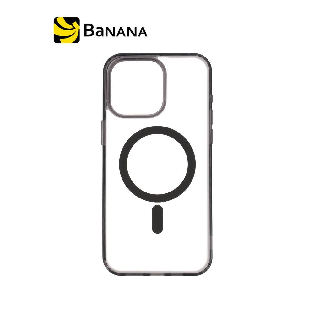 เคส TECHPRO iPhone 15 Pro Max with Magnetic Black Shading bumper by Banana IT