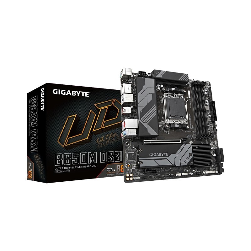 GIGABYTE MAINBOARD (AM5)  B650M DS3H DDR5 (REV. 1.2) - A0155581