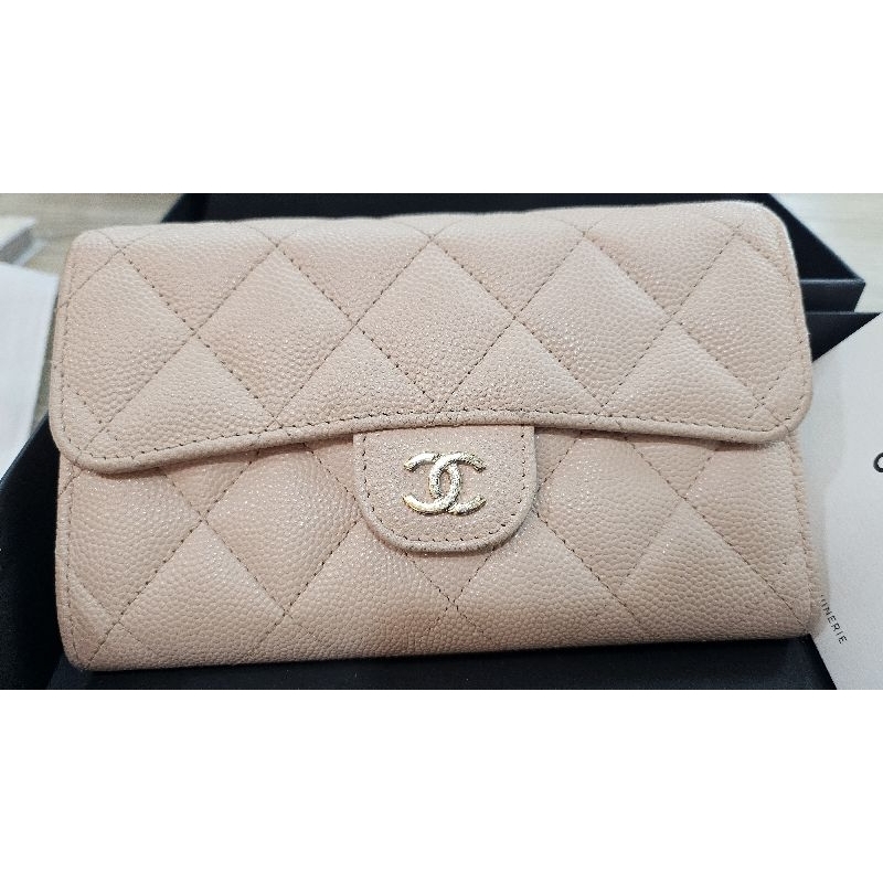 กระเป๋าสตางค์ Chanel wallet มือสอง ของแท้100%