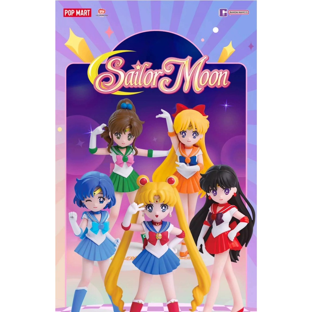 พร้อมส่ง แบบสุ่ม Model Pop Mart Sailor Moon งานลิขสิทธิ์ของแท้