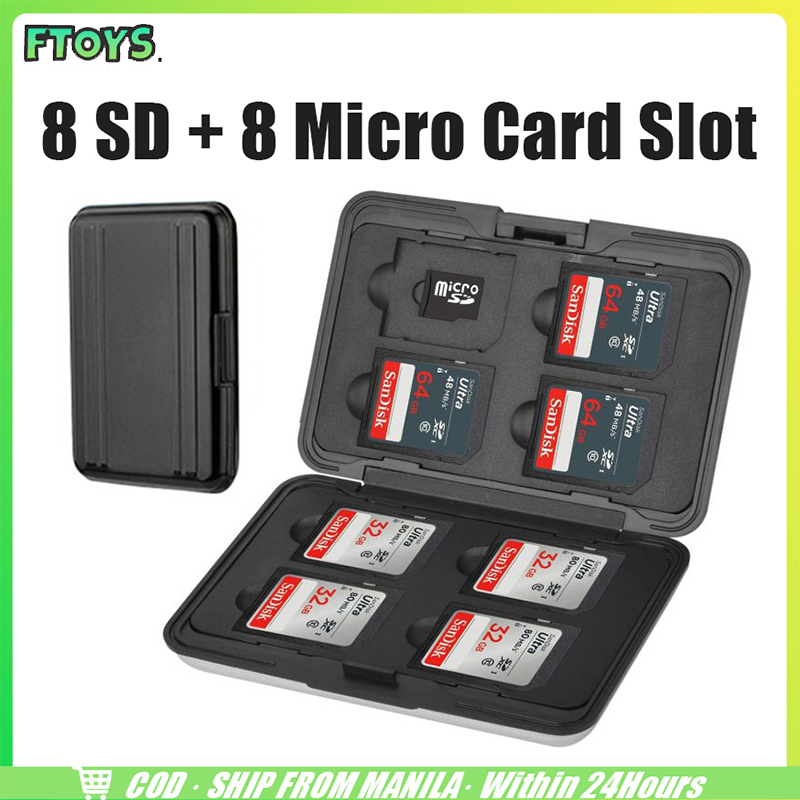 พร้อมส่ง กล่องการ์ด กล่องใส่เมมโมรี่การ์ด กล่องเก็บ sd card หลายสี Memory Card