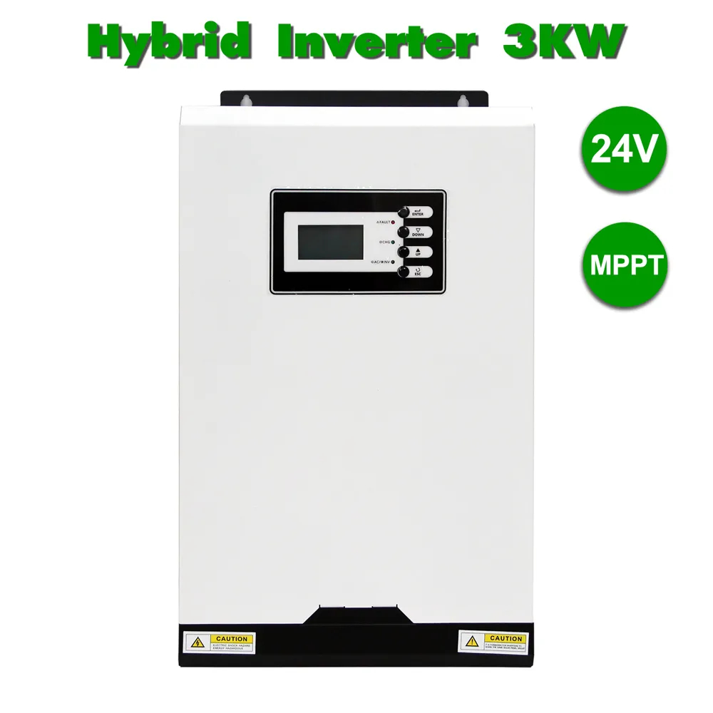 Hybrid Inverter อินเวอร์เตอร์ 24V Pure sine wave รุ่น CHWM3K