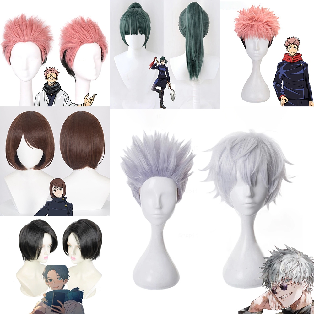 Anime Jujutsu Kaisen Gojo Satoru Maki Zenin Yuuta Okkotsu Itadori Yuji Ryomen Sukuna Ieiri Shoko Cos