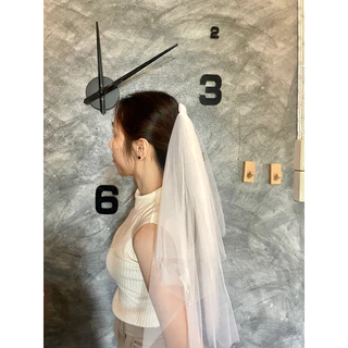 เวลเจ้าสาว(ผ้าคลุมเจ้าสาว)สินค้าพร้อมส่ง🇹🇭ตรงปกแน่นอนไม่ตรงปกยินดีคืนเงินเต็มจำนวน🥰