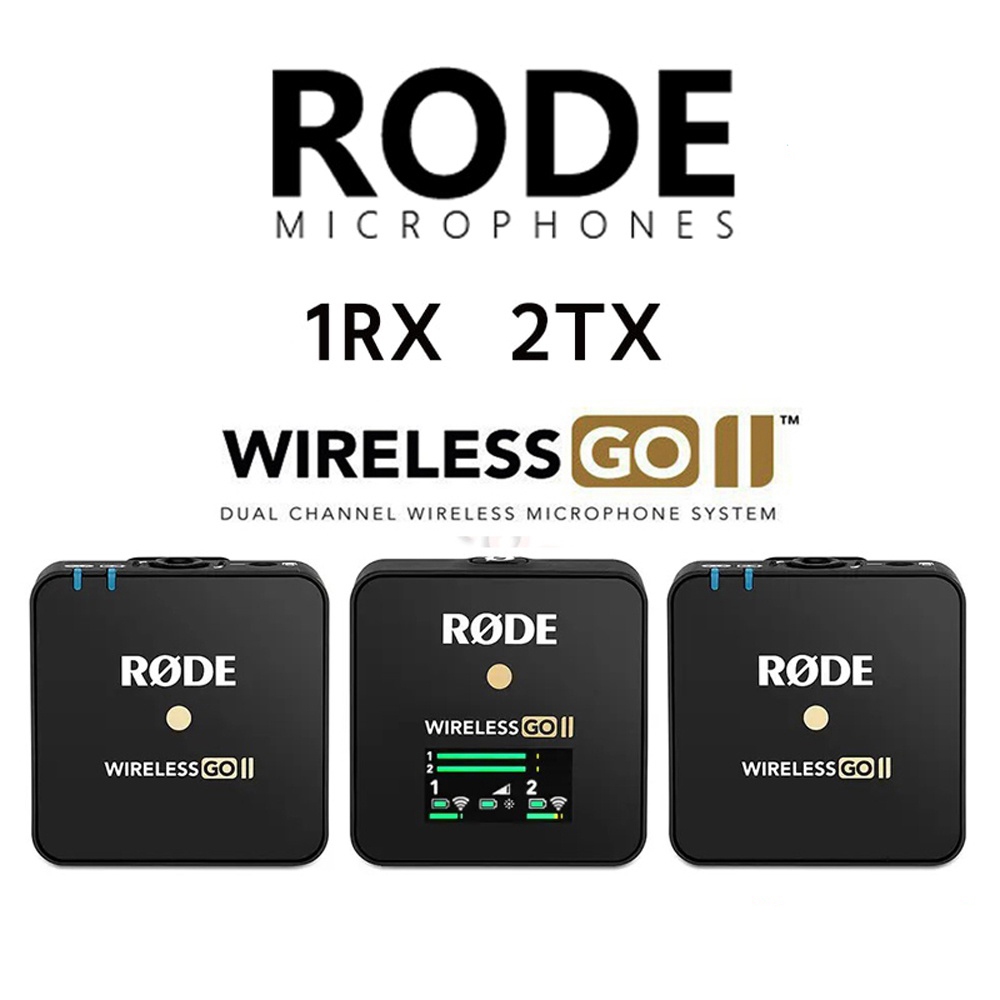 Rode Wireless Go II Wireless Microphone ไมค์ติดกล้องไร้สายแบบหนีบปกเสื้อ