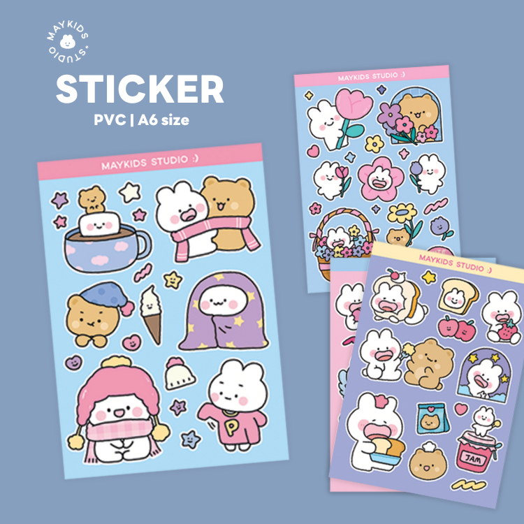 Maykids die-cut sticker สติกเกอร์ไดคัท สติกเกอร์ตกแต่ง