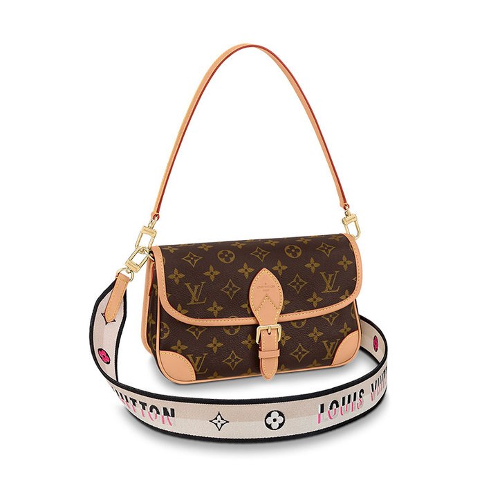 Louis Vuitton Diane M45985 กระเป๋าสะพายข้างผู้หญิง ผ้าใบ Monogram