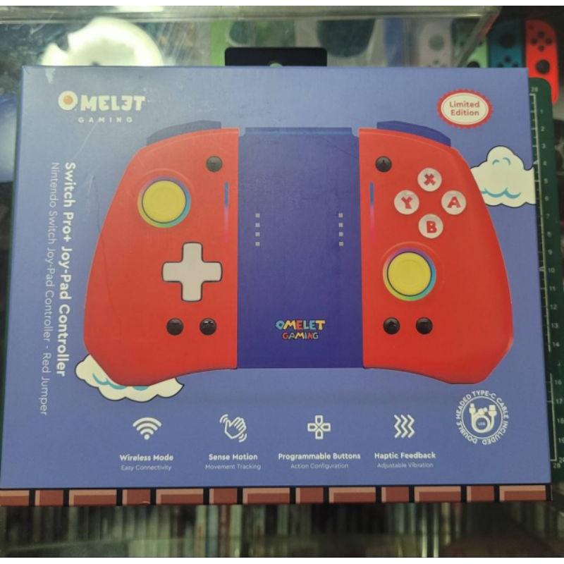 มือสอง / มือ2 Omelet Gaming Switch Pro+ Joy-Con Controller สภาพดี ของแท้ ครบกล่อง
