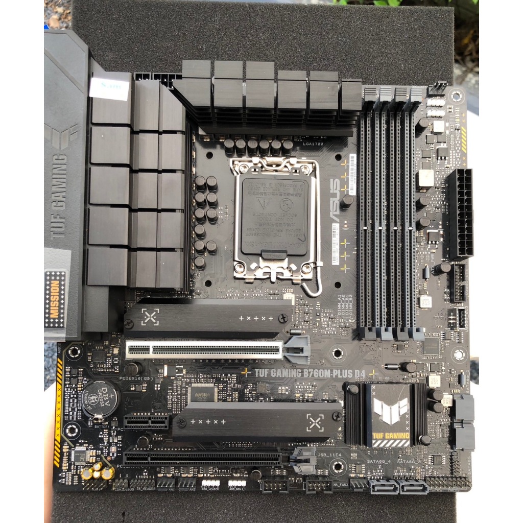MAINBOARD (เมนบอร์ด) ASUS TUF GAMING B760M-PLUS D4 (DDR4) (SOCKET LGA 1700) (MICRO-ATX) มือสอง