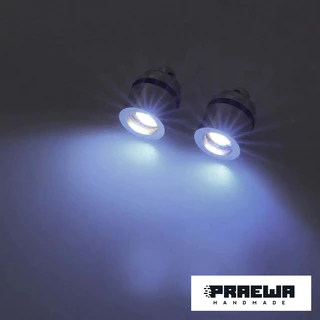 ไฟหน้า Hi Power LED พร้อมถ่าน เปลี่ยนถ่านได้ (LR621) ไม่ดึงไฟจากรถ - Mini4WD Head Lamp Kit