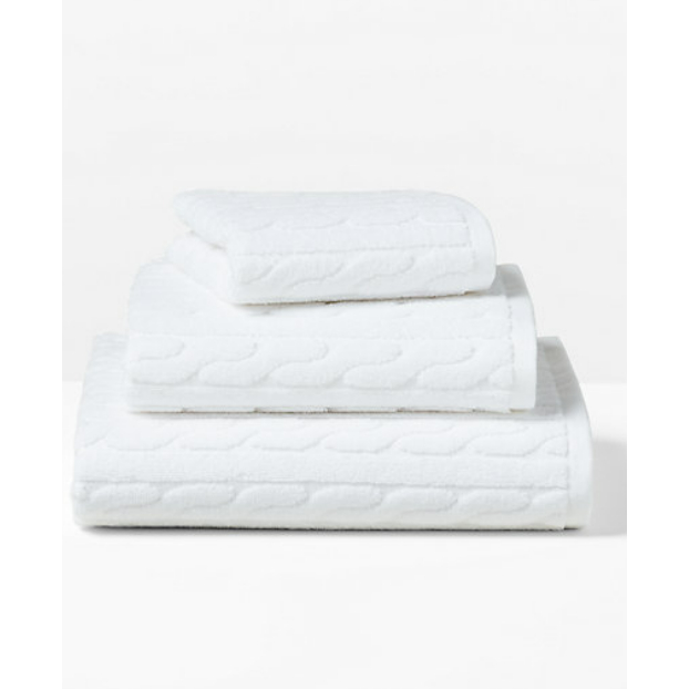 Sanders Cable Bath Towels