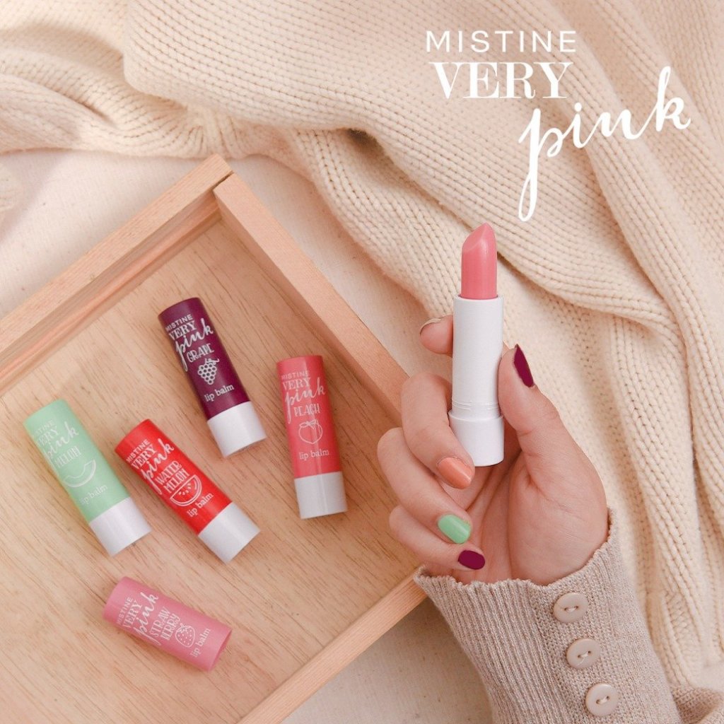 Mistine Very Pink Lip Balm 3.2 g.ลิปบาล์ม มิสทิน เวรี่ รูปที่ 4