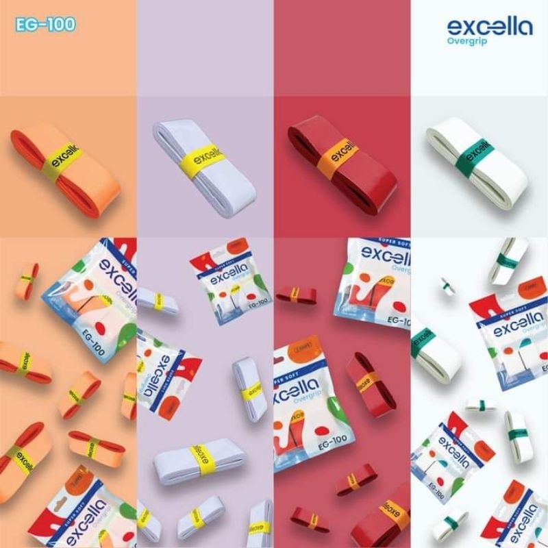 กริปพันด้าม Excella EG-100 นุ่มนิ่ม ถนอมมือ หลากสีสัน