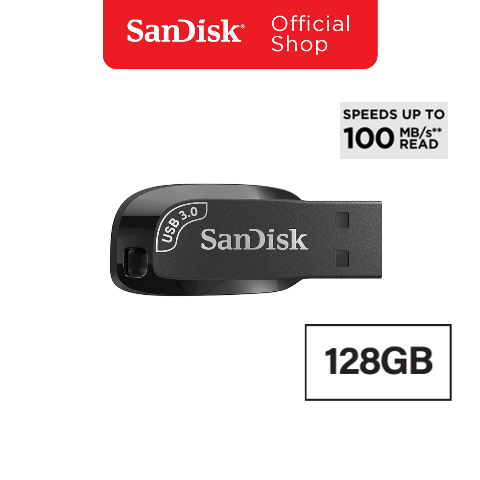SanDisk Ultra Shift USB 3.0 Flash Drive 128GB (SDCZ410-128G-G46)