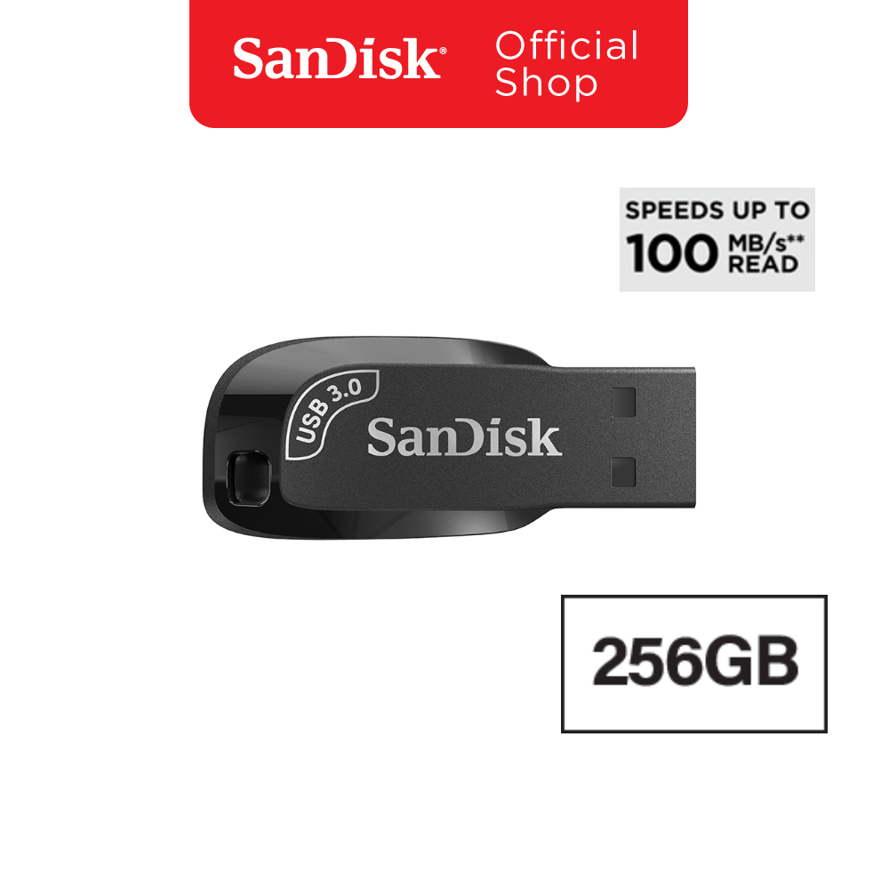 SanDisk Ultra Shift USB 3.0 Flash Drive 256GB (SDCZ410-256G-G46)