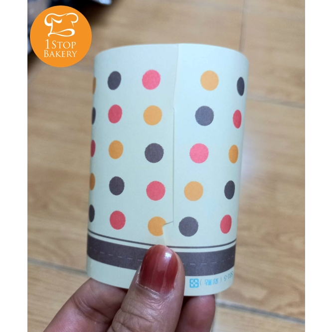 Muffin Cups S31-5 ถ้วยมัฟฟินทรงกระบอกแบบประกอบเอง แพ็ค 50 ชิ้น