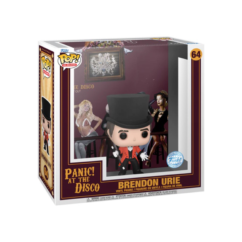 Funko Pop วงดนตรี Panic at the Disco Brendon Urie ของแท้ มือหนึ่ง