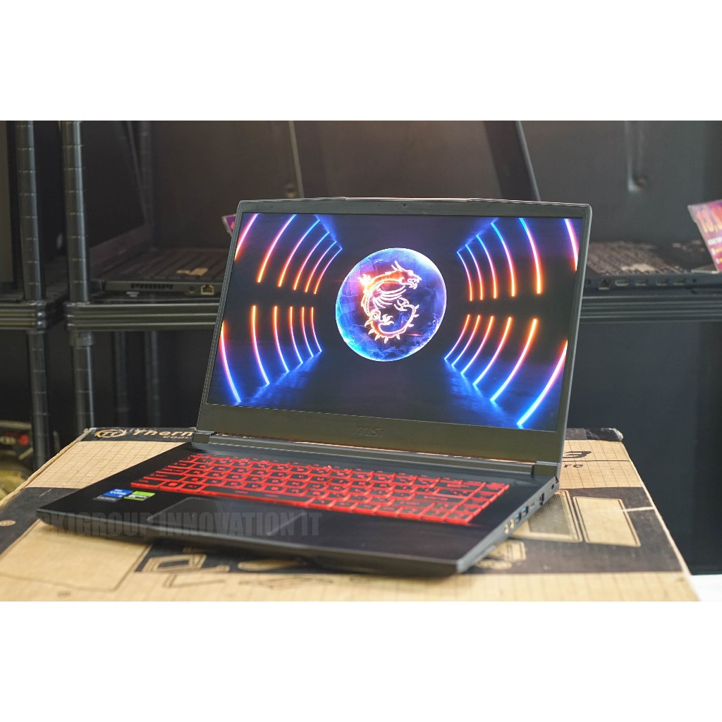 โน๊ตบุ๊คเล่นเกมมือสอง MSI GF63 Thin 12VE-048TH i5-12450H RAM 16 GB M.2 512GB RTX4050