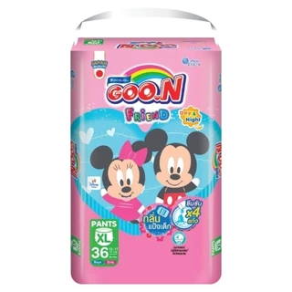 Goon กูนน์เฟรนด์ และพาวเดอร์ผ้าอ้อมเด็กสำเร็จรูป รุ่น เดย์&ไนท์ กลิ่นเบบี้ พาวเดอร์ แพ็ค 1 ห่อ