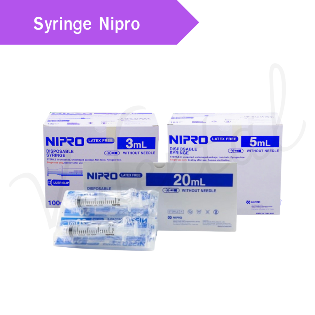 Syringe Nipro แบ่งจำหน่าย ไซริงค์ พลาสติก