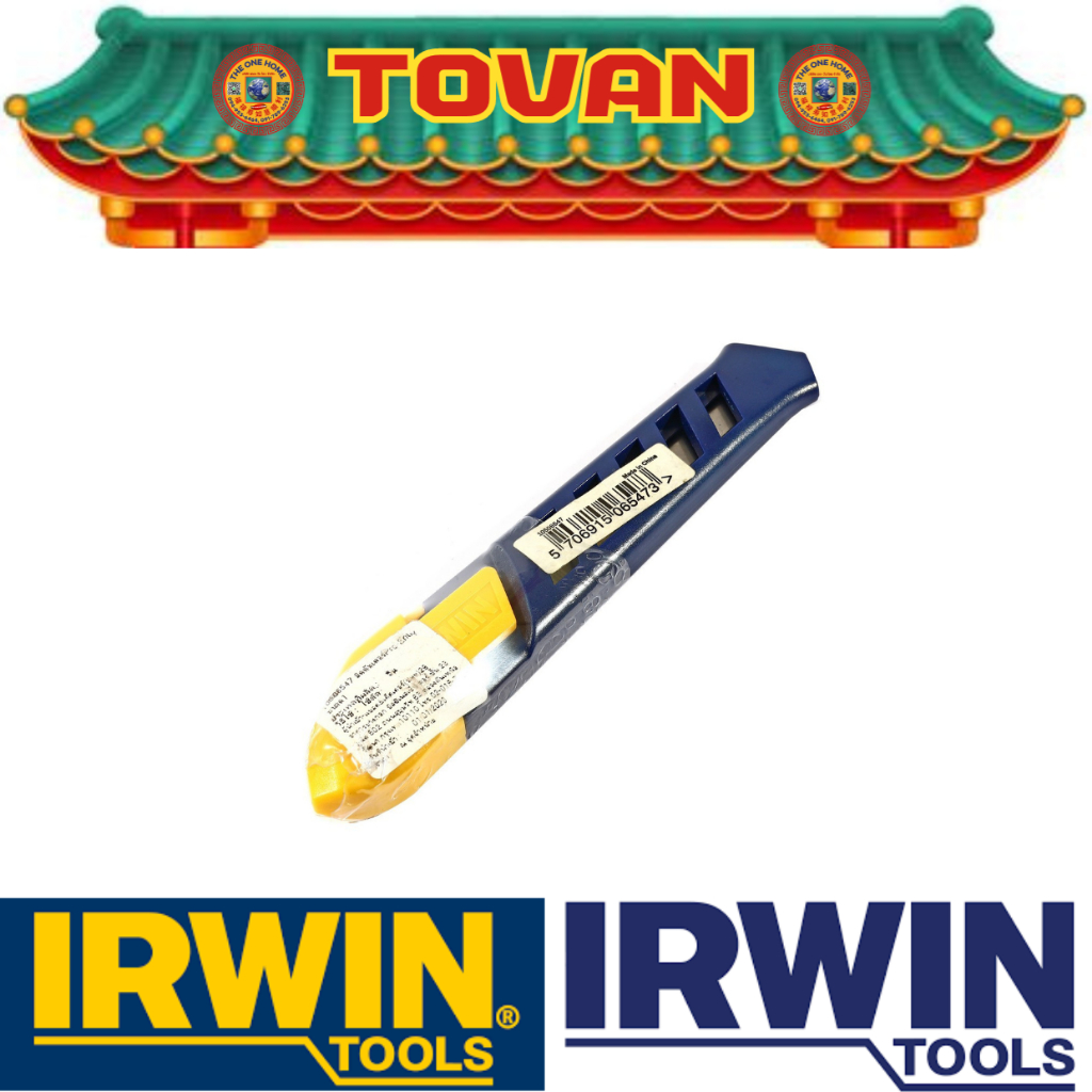 IRWIN มีดคัตเตอร์ PRO SNAP ขนาดใบมีด 18มม. # ออก..ใบเสร็จ-ใบกำกับภาษี..ได้ครับ..