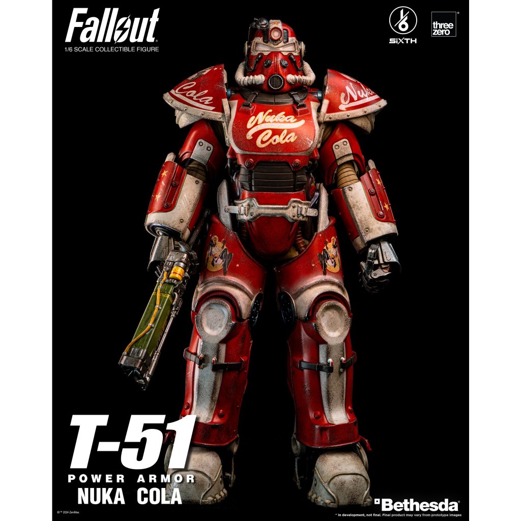 พรีออเดอร์ threeZero X Bethesda Fallout : T-51 Nuka Cola Power Armor