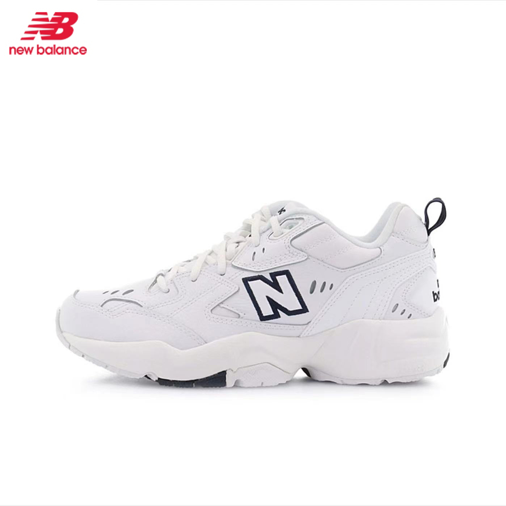 New Balance รองเท้าผ้าใบ รองเท้าแฟชั่น New Balance NB 608 V1 ของแท้100% 【สีขาว】