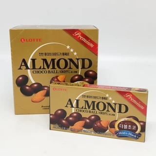 Lotte ALMOND Choco Ball 46g ช็อกโกแลตสอดไส้อัลมอนด์ นำเข้าจากเกาหลี 초코볼