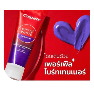 ยาสีฟันคอลเกต ออฟติคไวท์ Colgate Optic White Volcanic Mineral / Colgate Optic White Purple 100 กรัม