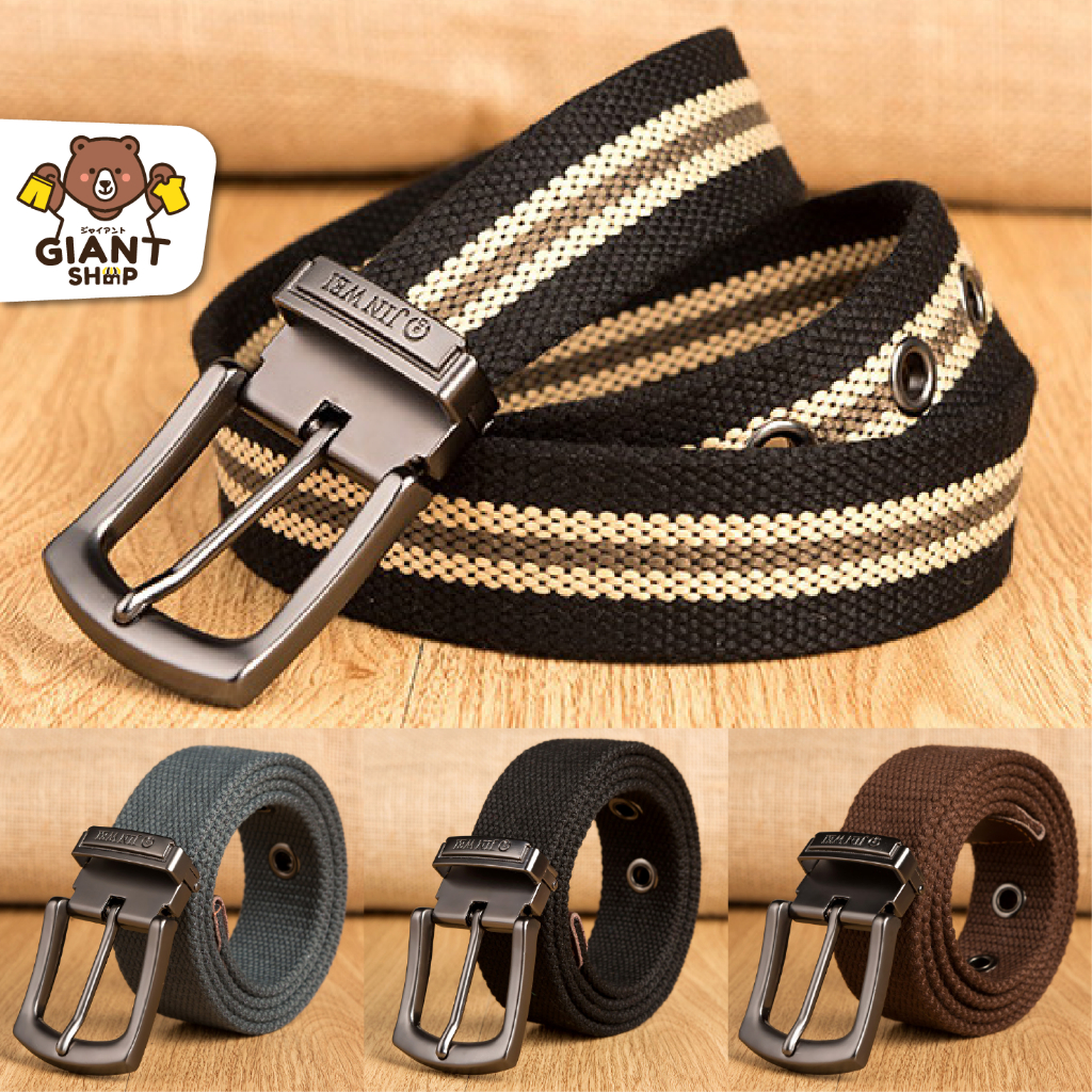 GIANTSHOP เข็มขัดแคนวาส รุ่น JINWEI (M-1321)