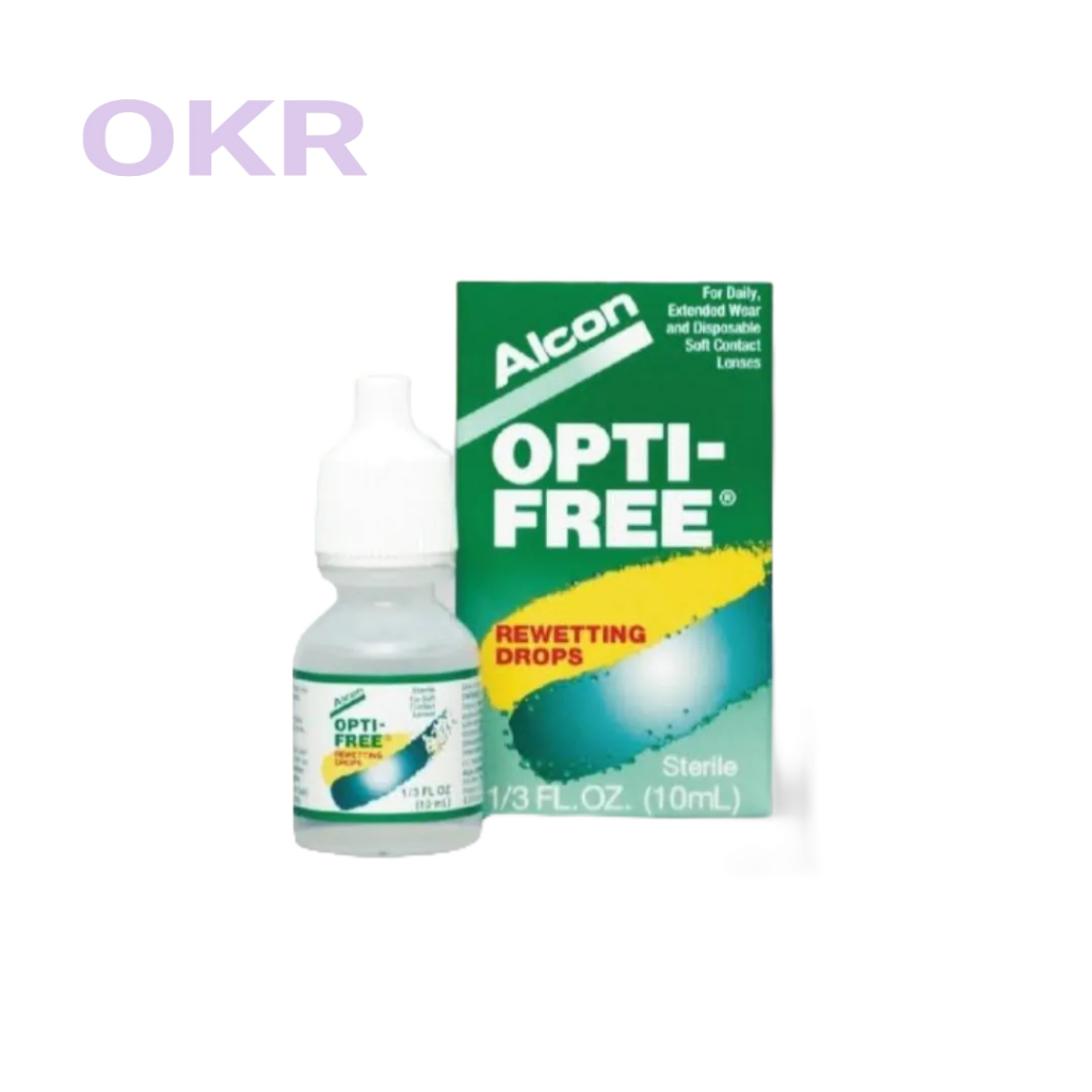 Alcon Opti Free 10mL เพิ่มความชุ่มชื้นดวงตา ชนิดขวด รายเดือน