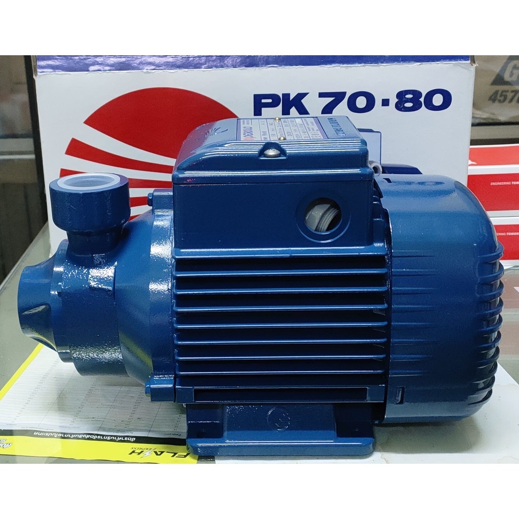 Pedrollo รุ่น PKM80 1แรงม้า ขนาดท่อ 1X1นิ้ว ไฟฟ้า220โวลล์ ปั๊มน้ำใบพัดเฟือง