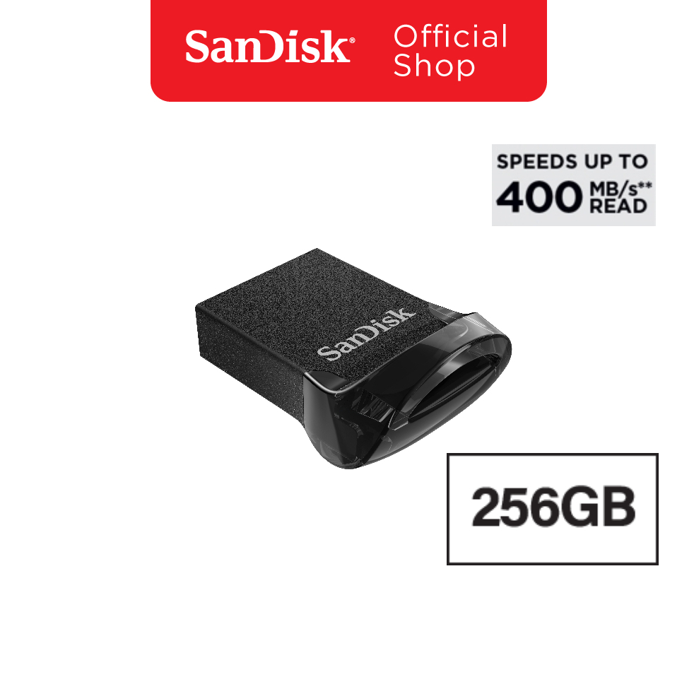 SANDISK ULTRA FIT USB 3.2 FLASH DRIVE 256GB (SDCZ430-256G-G46)