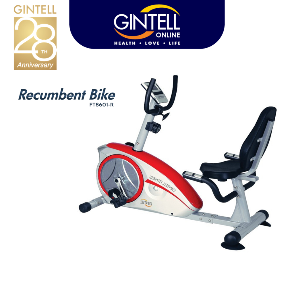 Gintell จักรยาน ออกกำลังกาย จักรยานฟิตเนส Recumbent Bike รุ่น FT8601R Exercise Spin Bike เครื่องออกกำลังกาย รับประกัน1ปี