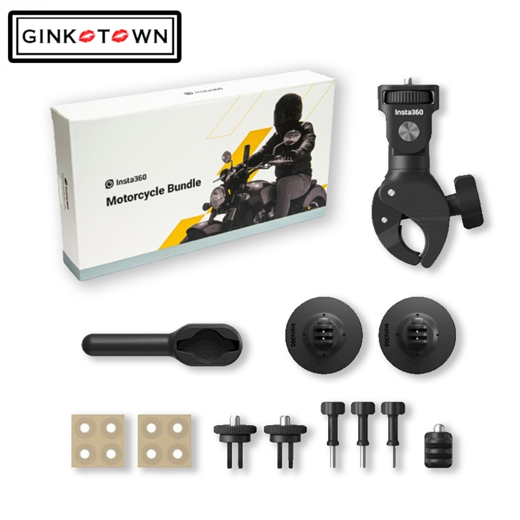 Insta360 Motorcycle Mount Bundle Kit V2 (ONE R / ONE X / ONE) MXiN