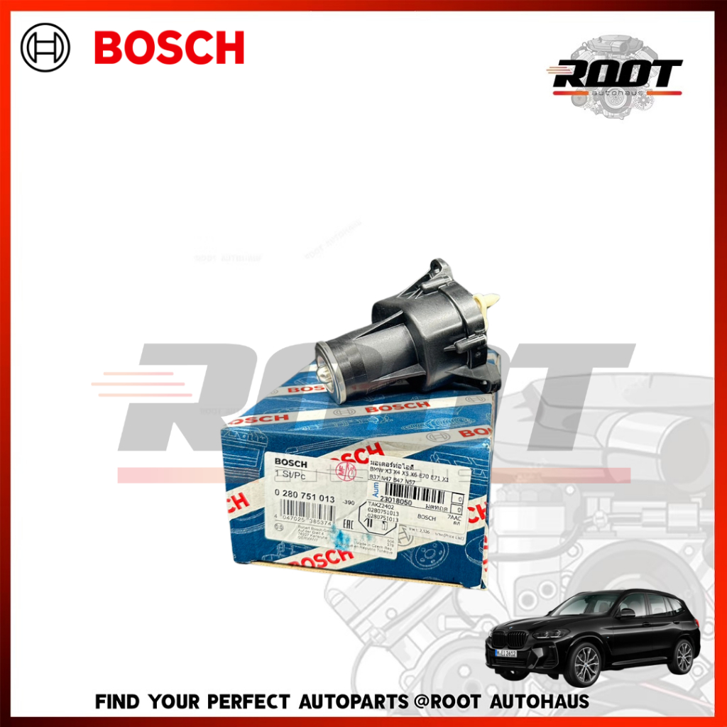 BOSCH ท่อมอเตอร์ไอดี BMW X3 X4 X5 X6 E70 E71 X1 B37 N47  B47 N57 เบอร์ 0 280 751 013