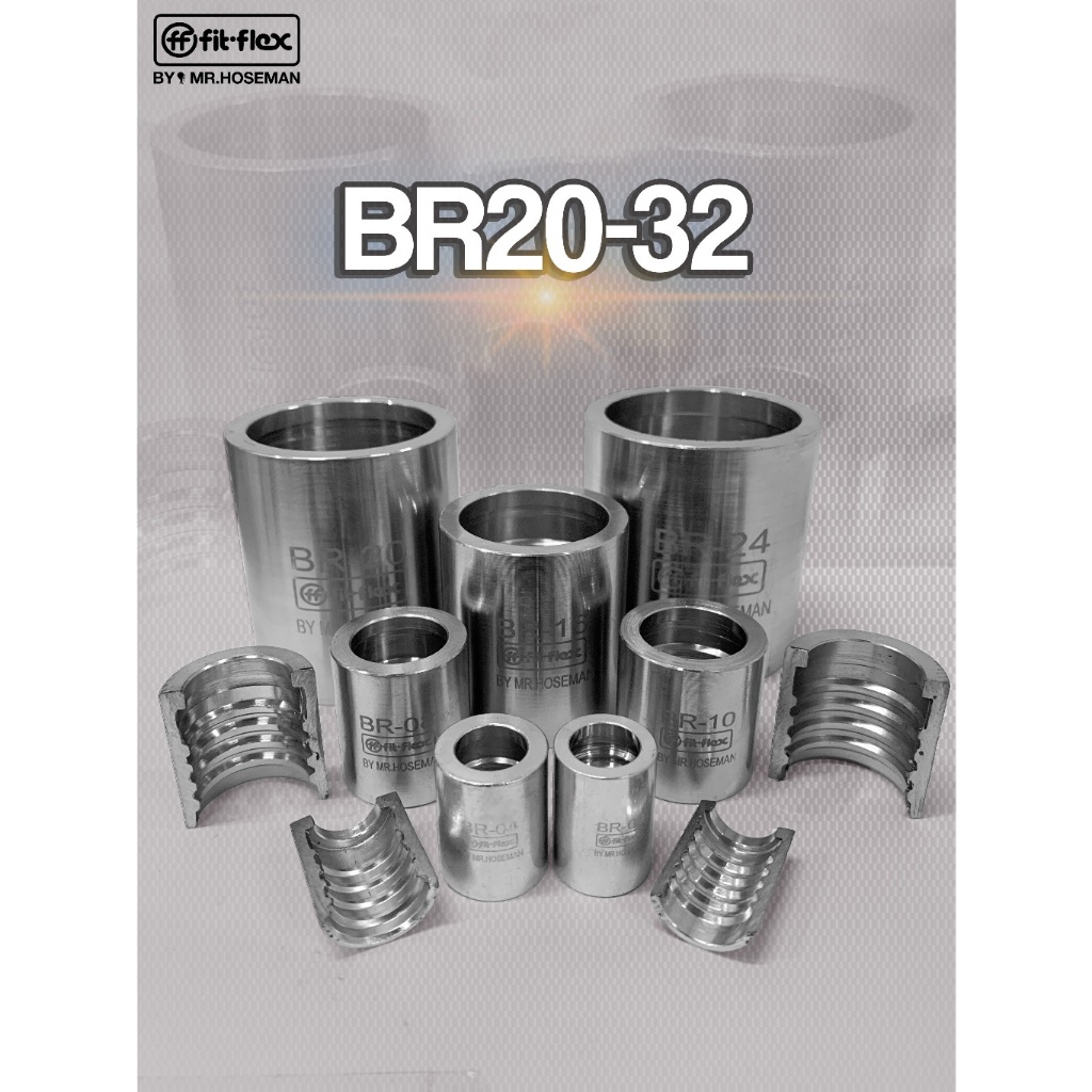 Fit-Flex ปลอกไฮดรอลิค PLATINUM BRP20 - BRP32 ใช้บีบสายไฮดรอลิค 1 ชั้น และ 2 ชั้น