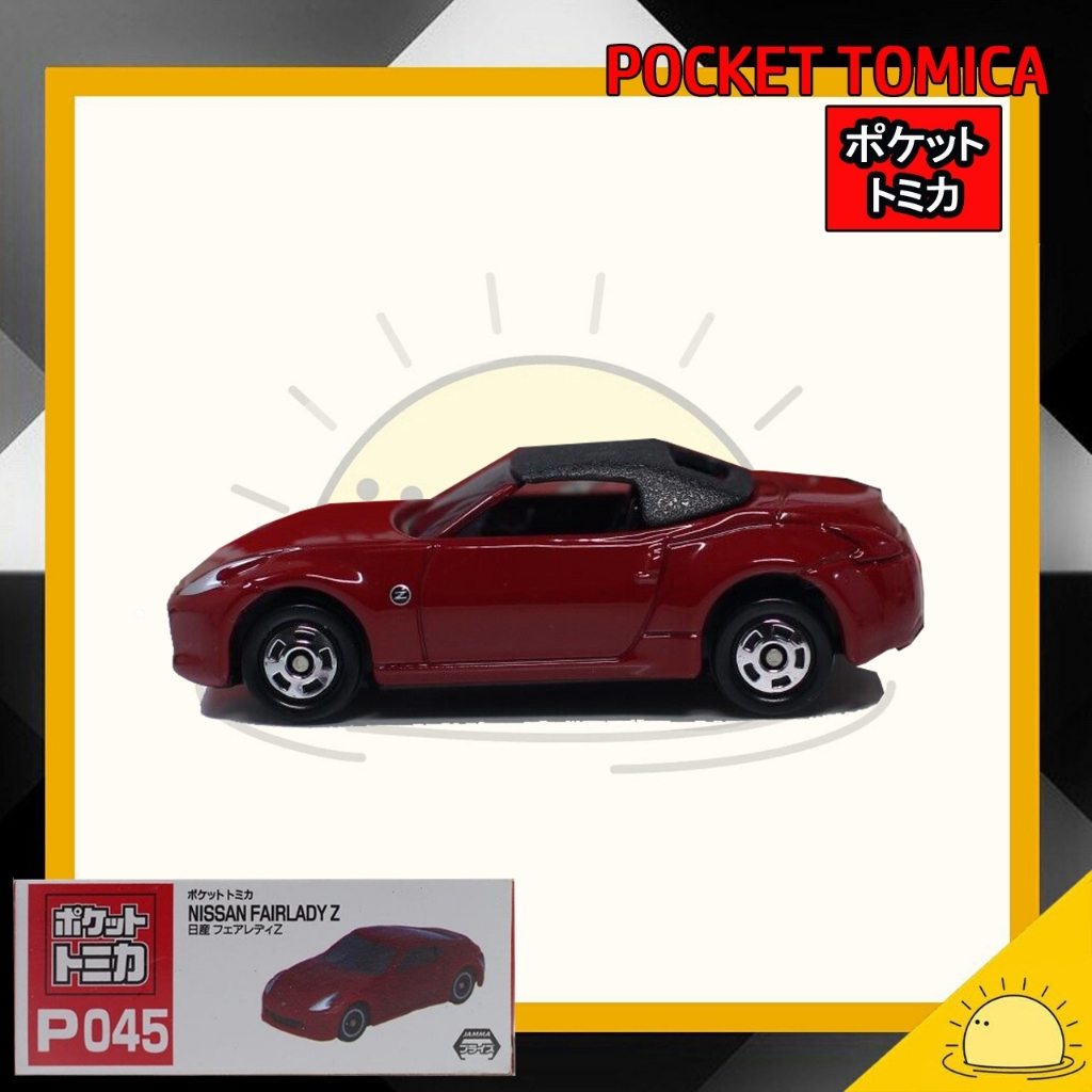 Pocket Tomica Vol.4 P045  NISSAN FAIRLADY Z mini car (Red)