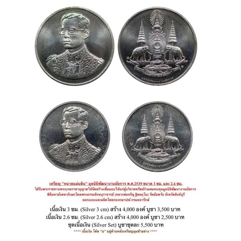 เหรียญในหลวง รัชกาลที่ 9 ฉลองสิริราชสมบัติครบ 50ปี (มูลนิธิพัฒนางานอัยการจัดสร้าง หลวงพ่อจรัญ เสก ) 