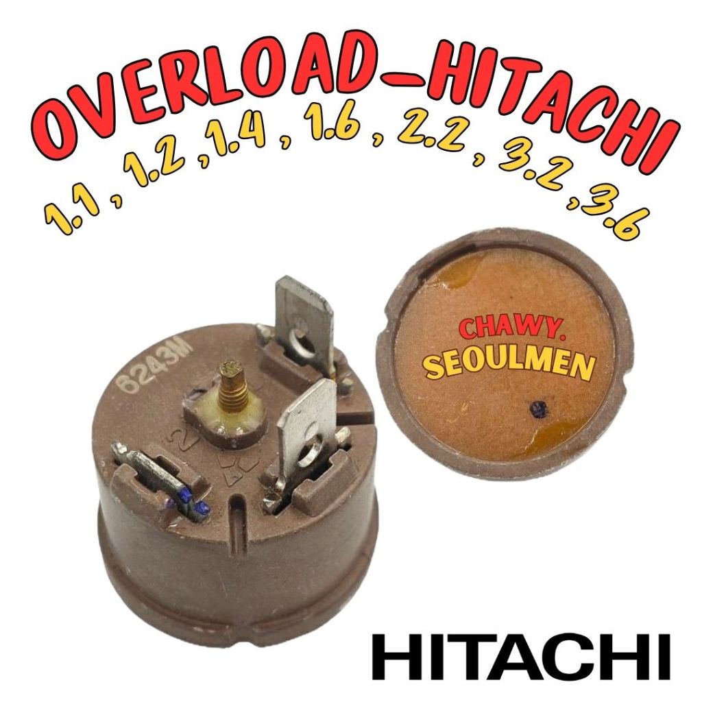 0.8c 1.2c 1.4c 1.6c 1.8c 2.2c 3.2c 3.6c โอเวอร์โหลด ตู้เย็น ตู้แช่ HITACHI ฮิตาชิ GMCC