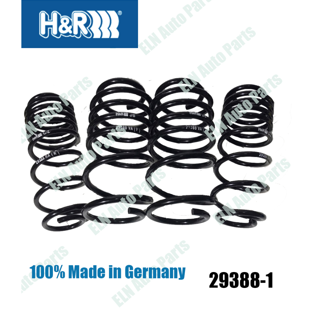 H&R สปริงโหลด (lowering spring) ออดี้ AUDI A2 type 8Z petrol up to81kW เตี้ยลง 25 มม.**ต้องการติดตั้